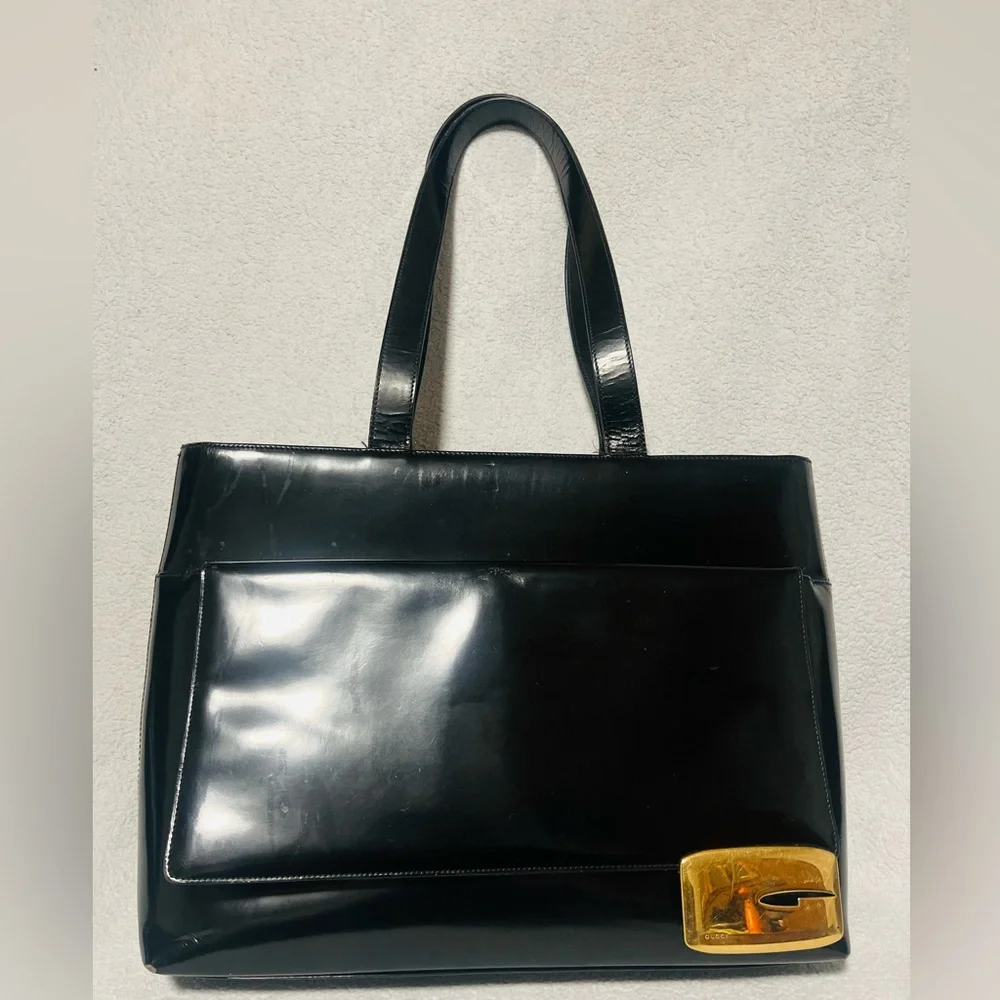 Gucci Vintage Tom Ford Era Black Shoulder Bag - Picture 5 of 15